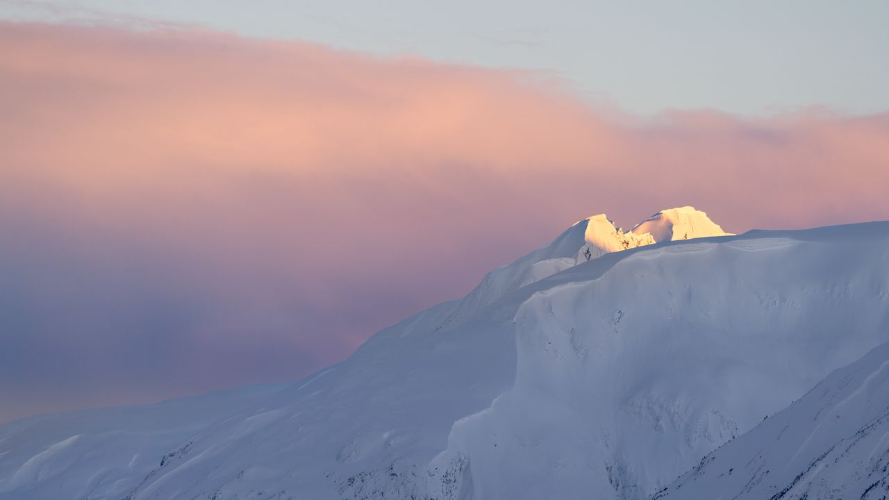 Wallpaper mountain, snow, winter