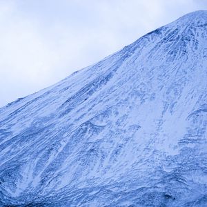 Preview wallpaper mountain, snowy, slope, winter, landscape