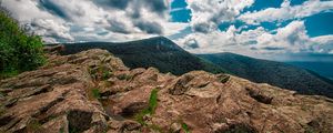 Preview wallpaper mountain, stones, peak, hawksbill mountain, shenandoah national park