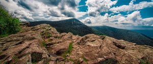 Preview wallpaper mountain, stones, peak, hawksbill mountain, shenandoah national park