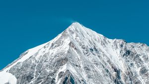 Preview wallpaper mountain, top, snowy, ortler, italy