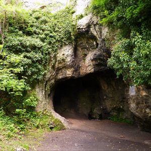 Preview wallpaper mountains, belgium, grotto, cave, nature