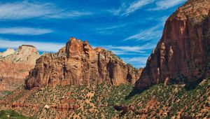 Preview wallpaper mountains, canyon, landscape, nature, view