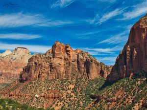 Preview wallpaper mountains, canyon, landscape, nature, view