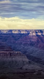 Preview wallpaper mountains, canyon, relief, landscape, nature, sky