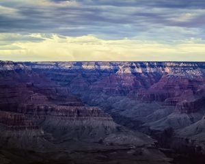 Preview wallpaper mountains, canyon, relief, landscape, nature, sky