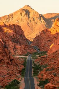 Preview wallpaper mountains, canyon, rocks, road, winding