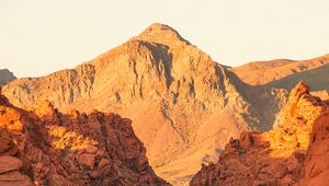 Preview wallpaper mountains, canyon, rocks, road, winding