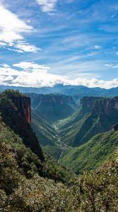 Preview wallpaper mountains, canyon, valley, landscape, nature