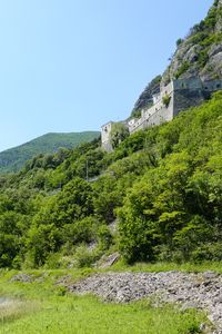 Preview wallpaper mountains, castle, trees, landscape