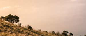 Preview wallpaper mountains, clouds, fog, peak, height, landscape