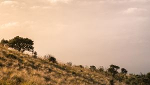 Preview wallpaper mountains, clouds, fog, peak, height, landscape