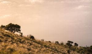 Preview wallpaper mountains, clouds, fog, peak, height, landscape