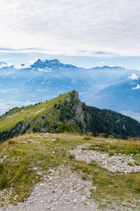 Preview wallpaper mountains, clouds, fog, landscape, nature