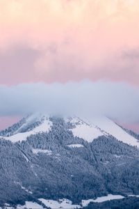 Preview wallpaper mountains, clouds, la croisette, la muraz, france