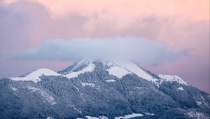 Preview wallpaper mountains, clouds, la croisette, la muraz, france