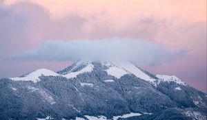 Preview wallpaper mountains, clouds, la croisette, la muraz, france