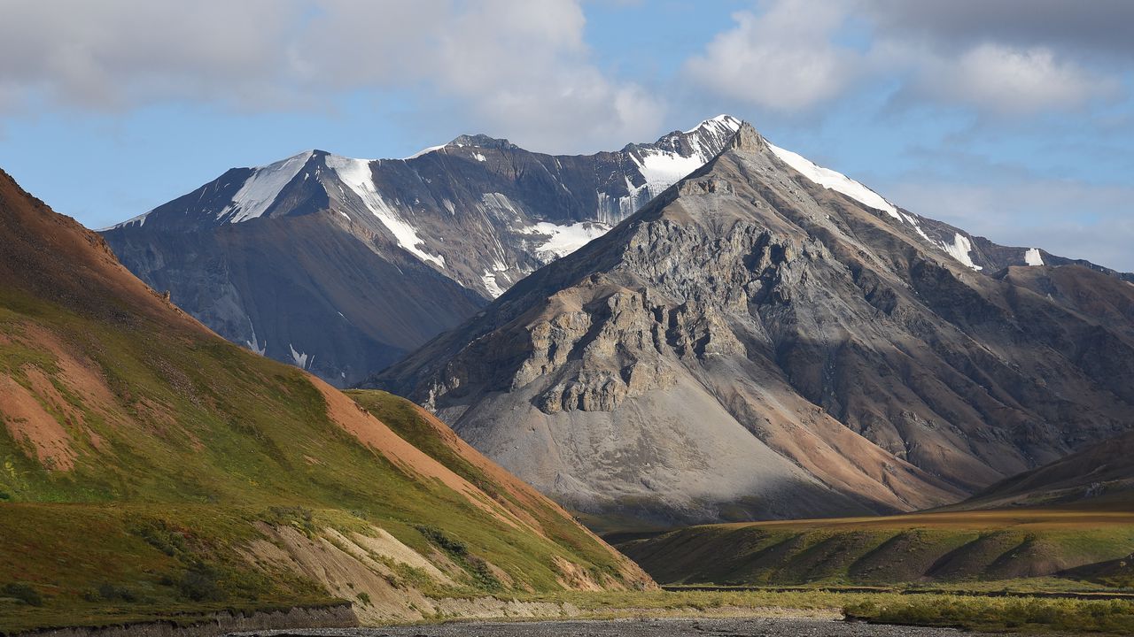 Wallpaper mountains, clouds, landscape, nature