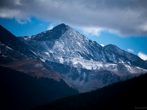 Preview wallpaper mountains, clouds, landscape