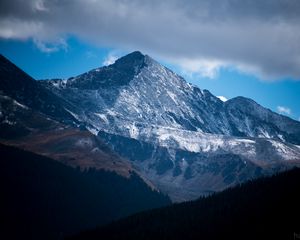 Preview wallpaper mountains, clouds, landscape