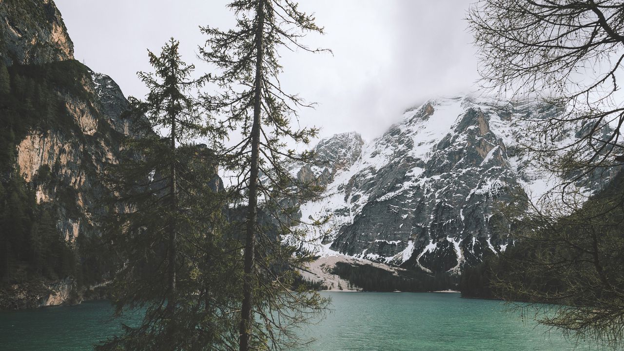 Wallpaper mountains, coast, peace