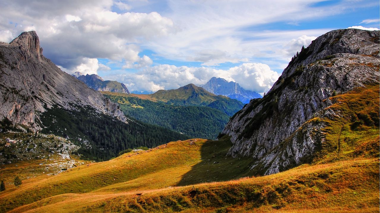 Wallpaper mountains, dolomites, italy, south tyrol