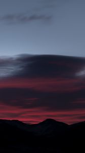 Preview wallpaper mountains, evening, sky