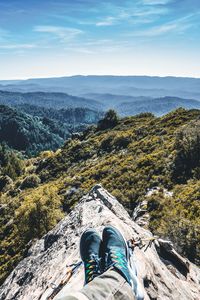 Preview wallpaper mountains, feet, height