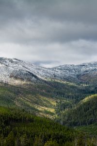 Preview wallpaper mountains, forest, valley, landscape, view, nature