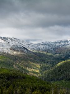 Preview wallpaper mountains, forest, valley, landscape, view, nature