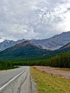 Preview wallpaper mountains, freeway, highway