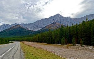 Preview wallpaper mountains, freeway, highway