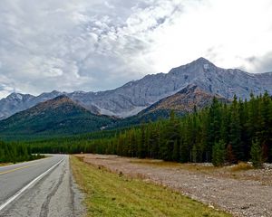 Preview wallpaper mountains, freeway, highway