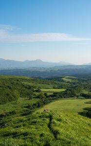 Preview wallpaper mountains, greenery, view, landscape