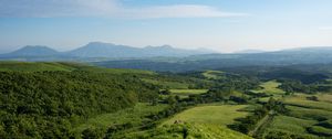 Preview wallpaper mountains, greenery, view, landscape