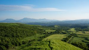 Preview wallpaper mountains, greenery, view, landscape