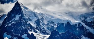 Preview wallpaper mountains, high, snow