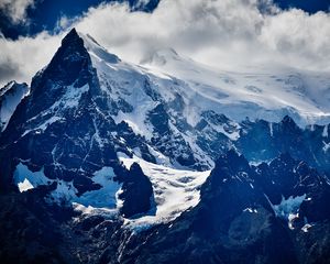 Preview wallpaper mountains, high, snow