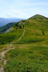 Preview wallpaper mountains, hills, path, nature, landscape