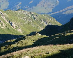 Preview wallpaper mountains, hills, relief, shadows, landscape