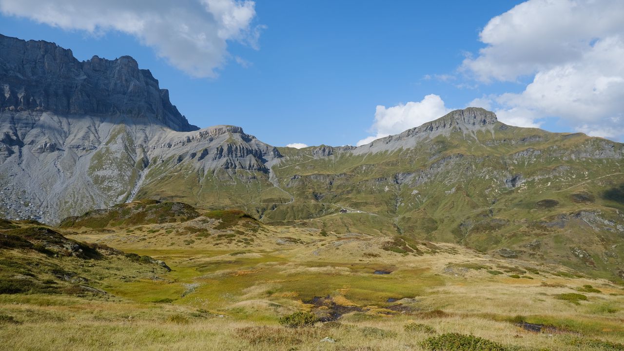 Wallpaper mountains, hills, valley, landscape, nature