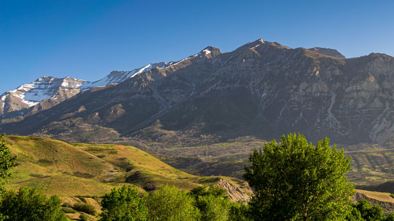 Wallpaper mountains, hills, valley, nature