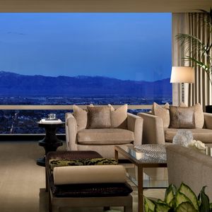 Preview wallpaper mountains, hotel, window, room, table, vip, interior design, landscape