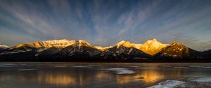 Preview wallpaper mountains, ice, reflection