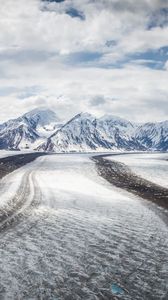 Preview wallpaper mountains, ice, snow