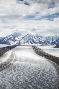Preview wallpaper mountains, ice, snow