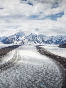 Preview wallpaper mountains, ice, snow