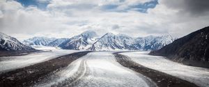Preview wallpaper mountains, ice, snow