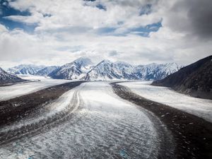 Preview wallpaper mountains, ice, snow