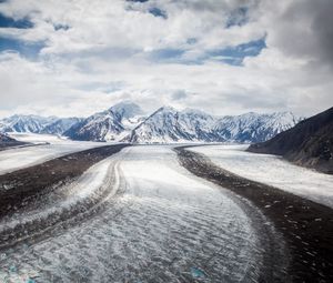 Preview wallpaper mountains, ice, snow